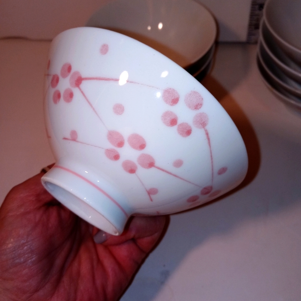Vintage Japanese rice bowls